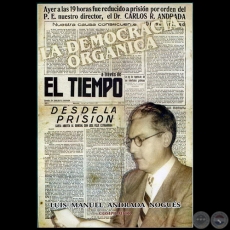 LA DEMOCRACIA ORGNICA A TRAVS DE EL TIEMPO - Compilador: LUIS MANUEL ANDRADA NOGUS - Ao 2007